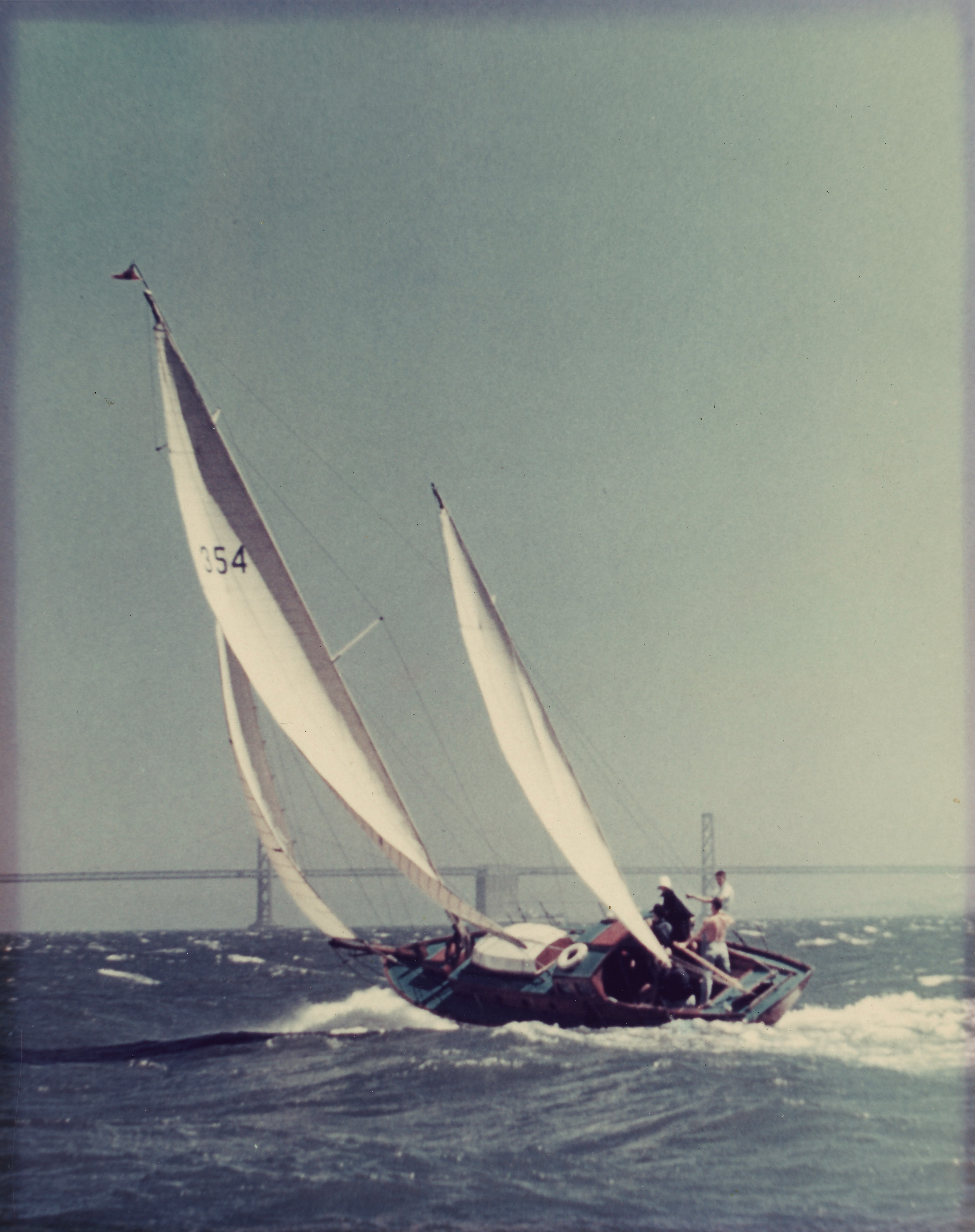 Sea Haven, the 36-foot ketch built by the Crook family
